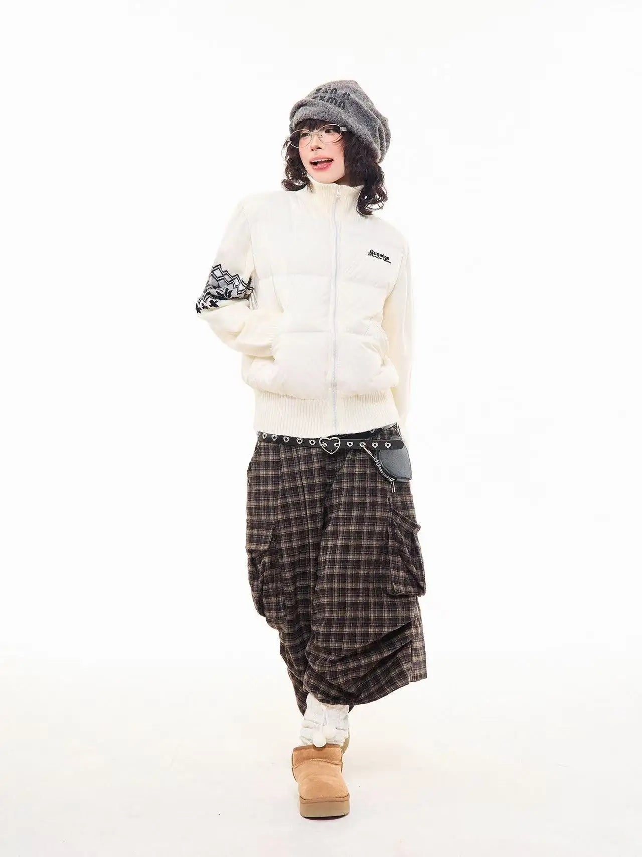 Vintage Panel Puffer Jacket   OL2058