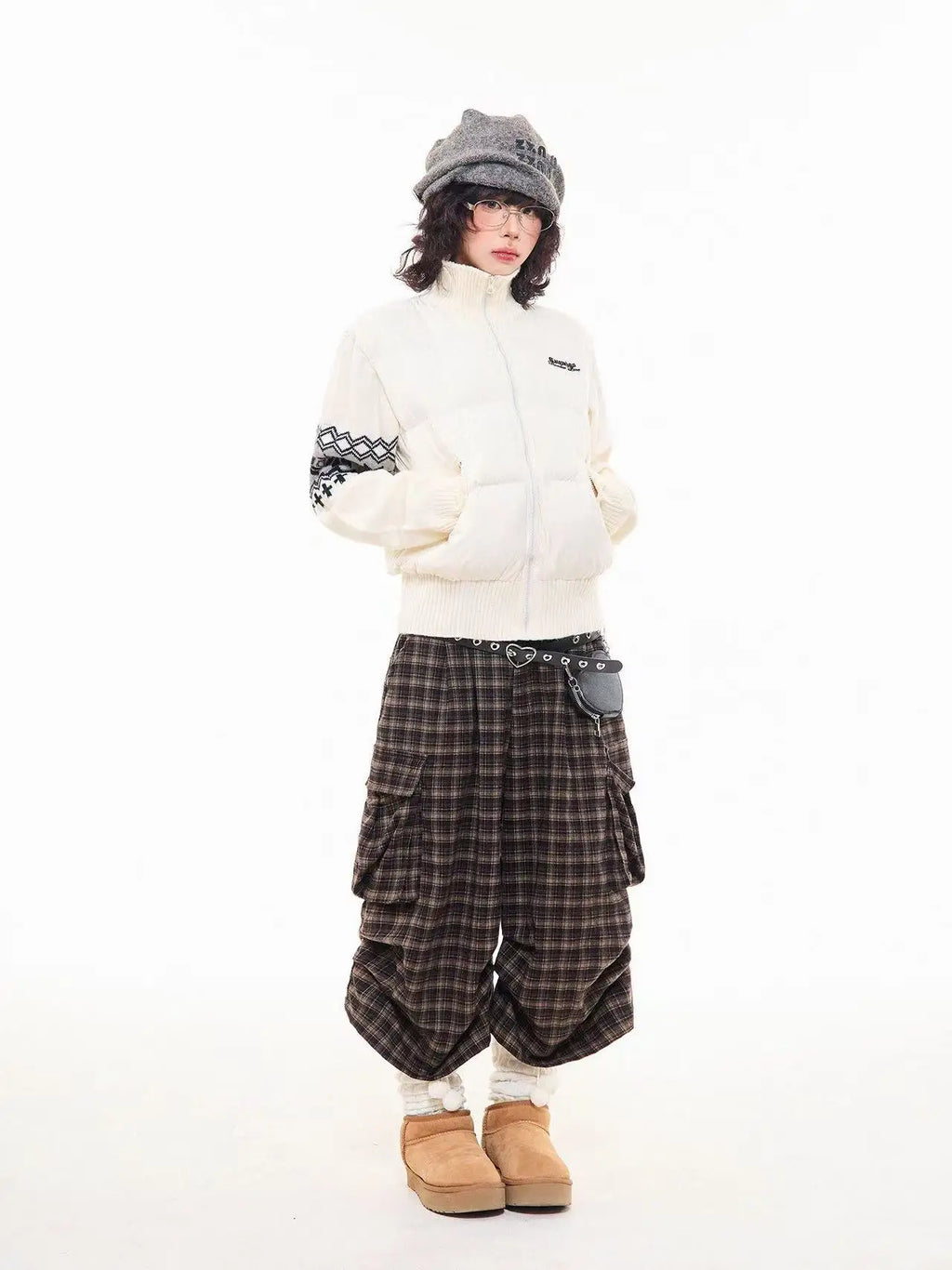 Vintage Panel Puffer Jacket   OL2058