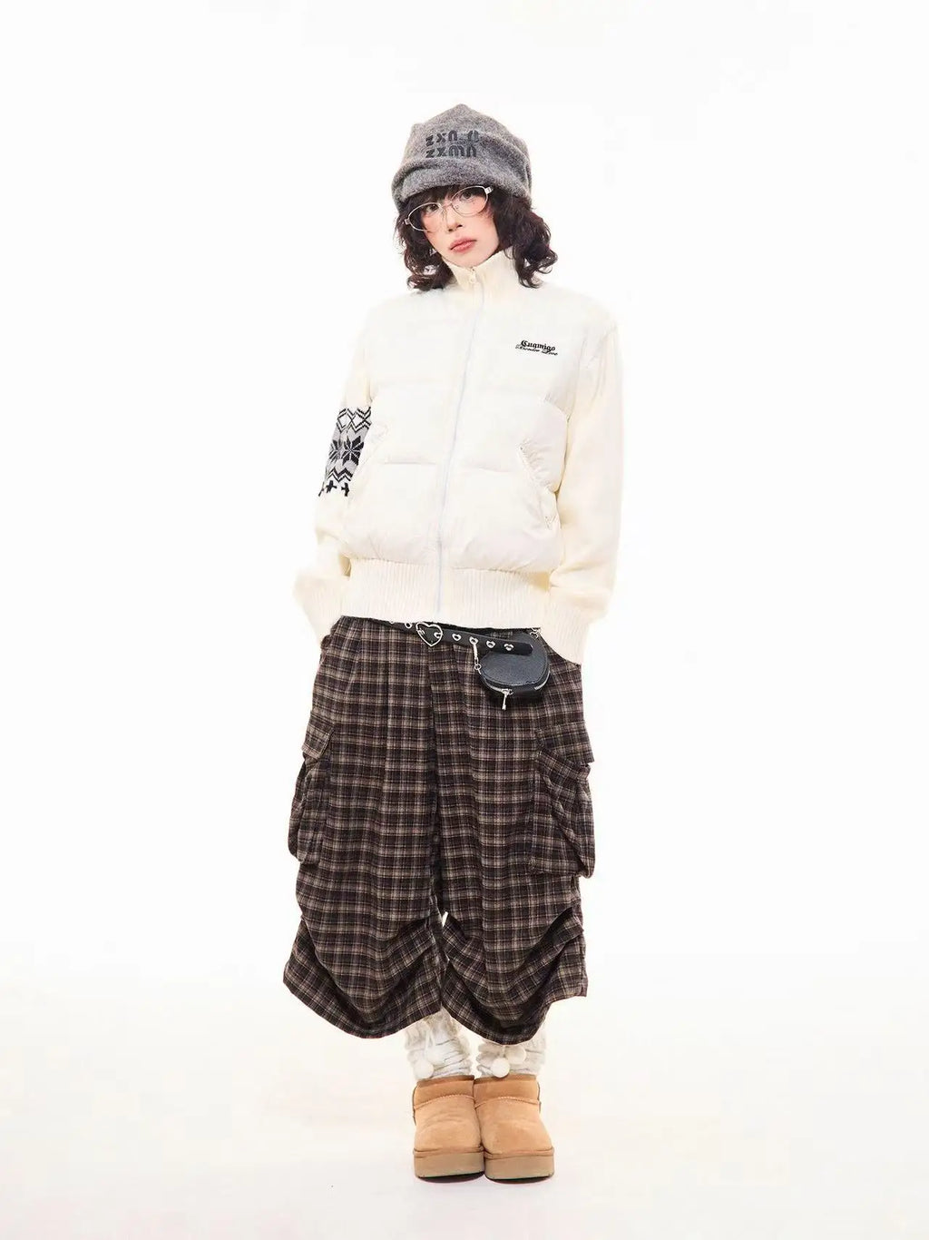 Vintage Panel Puffer Jacket   OL2058