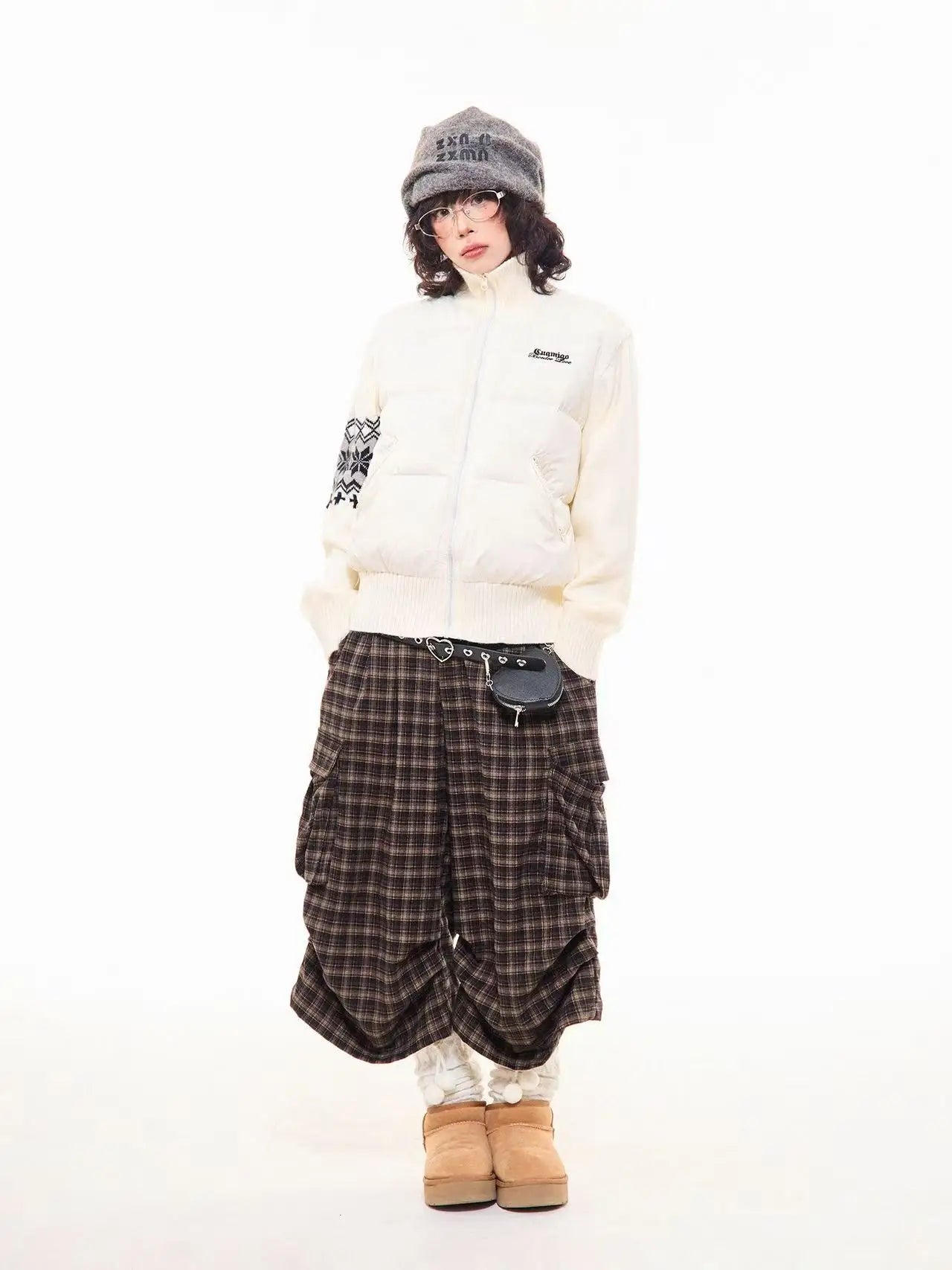 Vintage Panel Puffer Jacket   OL2058