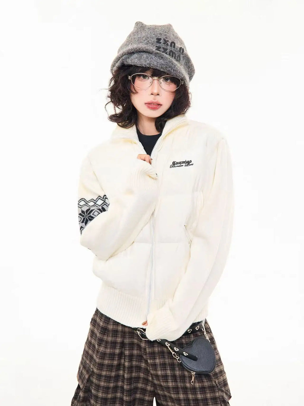 Vintage Panel Puffer Jacket   OL2058