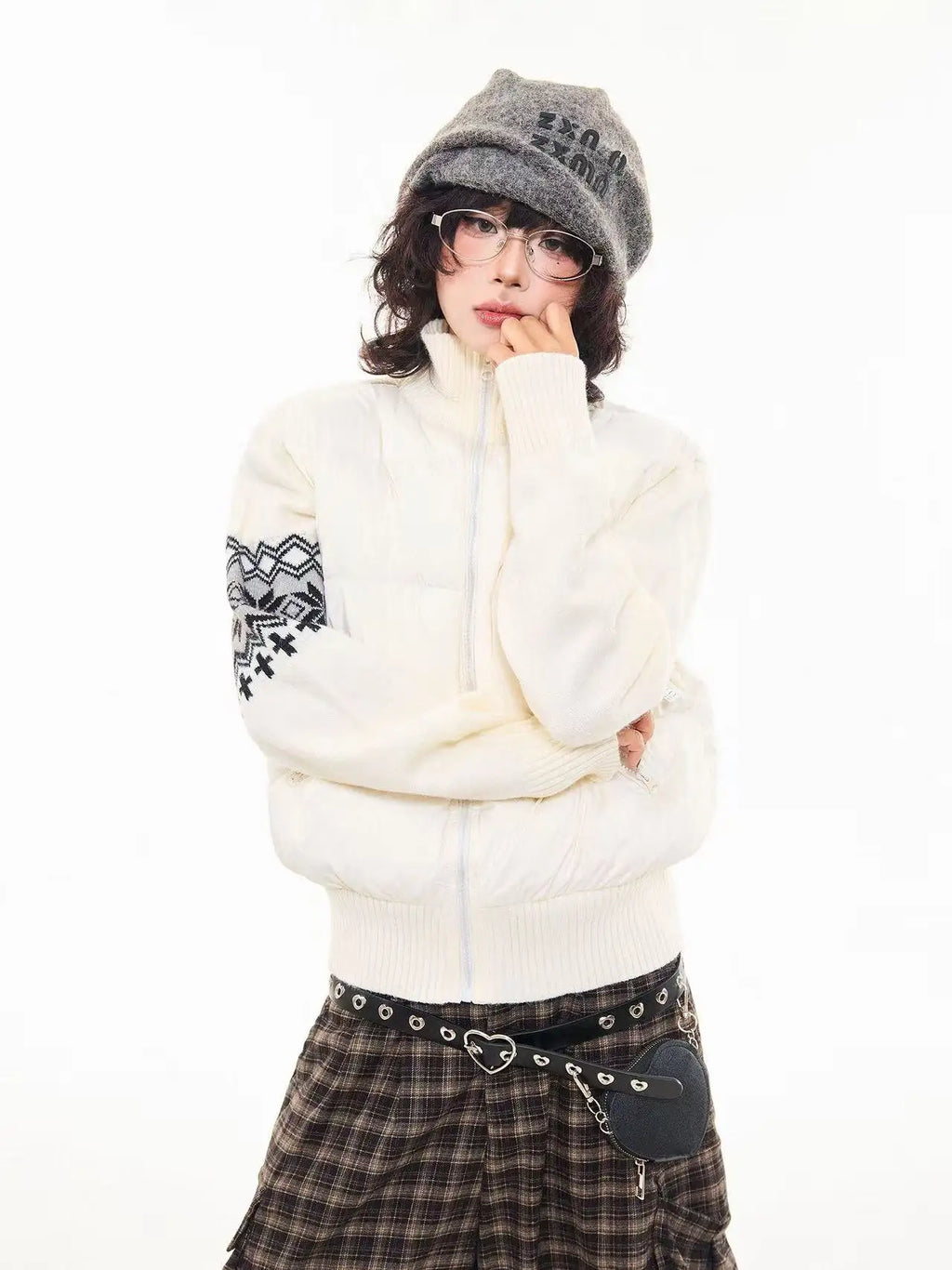 Vintage Panel Puffer Jacket   OL2058