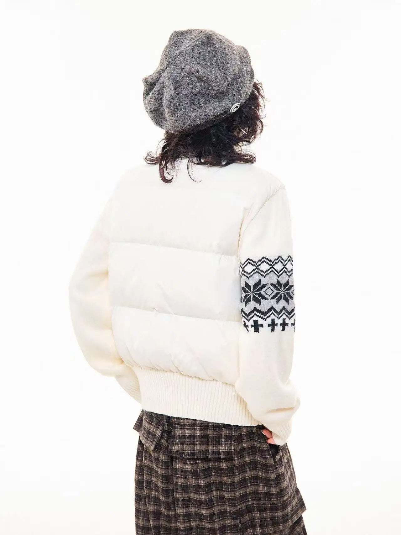 Vintage Panel Puffer Jacket   OL2058