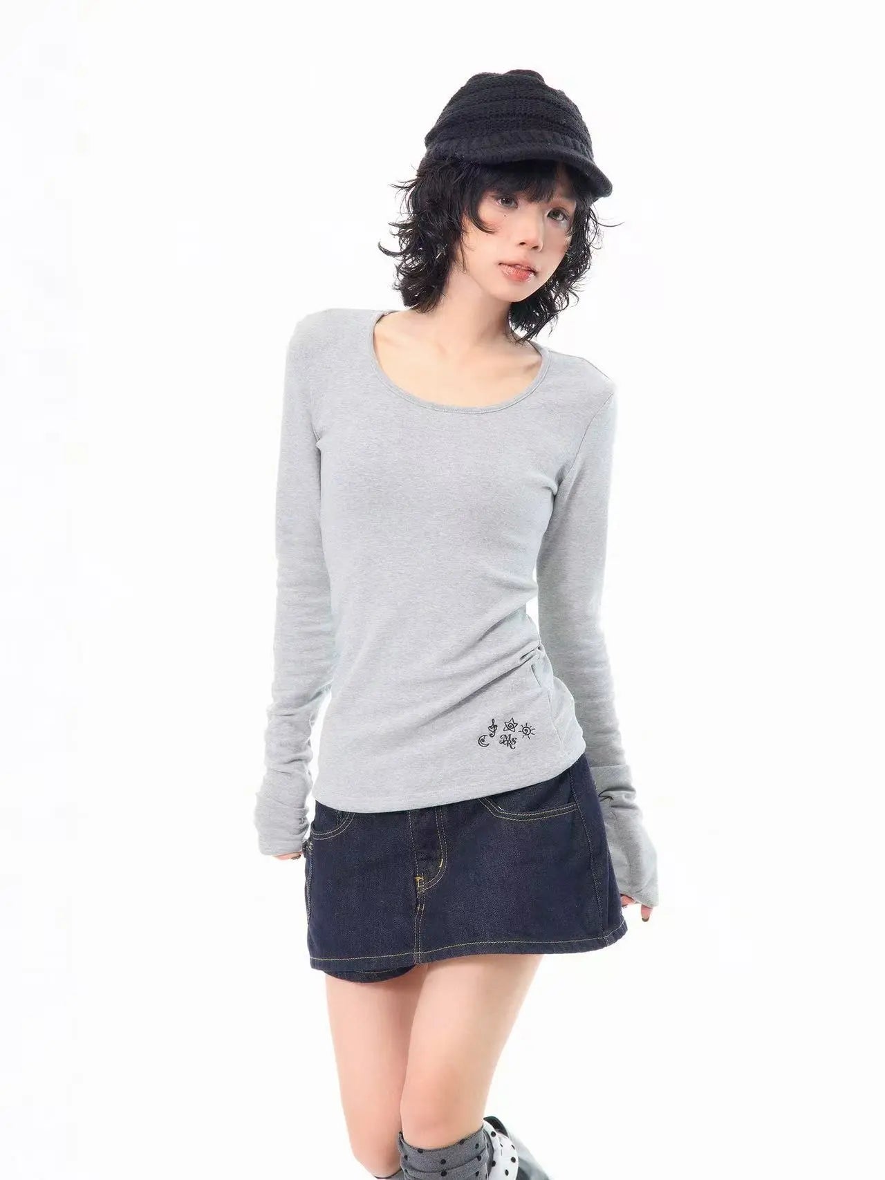 Slim Fit Long Sleeve Base Top   oliviora