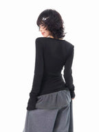 Slim Fit Long Sleeve Base Top   OL2060