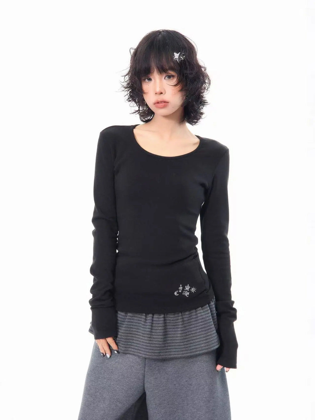 Slim Fit Long Sleeve Base Top   OL2060