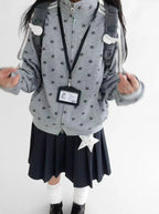 Fragment Star High Neck Relaxed Sweatshirt   oliviroa オリヴィオラ