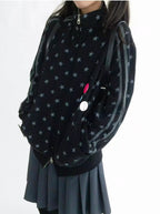 Fragment Star High Neck Relaxed Sweatshirt OL2072