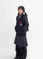 Fragment Star High Neck Relaxed Sweatshirt OL2072