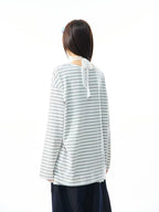 Vintage Star Stripe Relaxed Long Sleeve Tee   OL2073