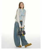 Slim Fit Striped High Neck Long Sleeve Top   OL2085