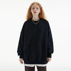 Relaxed Fit Essential Crewneck Sweatshirt   oliviroa オリヴィオラ