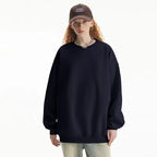 Relaxed Fit Essential Crewneck Sweatshirt   oliviroa オリヴィオラ