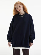 Relaxed Fit Essential Crewneck Sweatshirt   OL2086