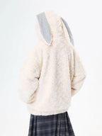 Bunny Ear Sherpa Padded Jacket   OL2093