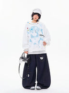 Vintage Cartoon Wing Hoodie   OL2095