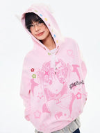 Vintage Cartoon Wing Hoodie   OL2095
