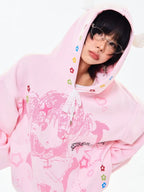Vintage Cartoon Wing Hoodie   OL2095