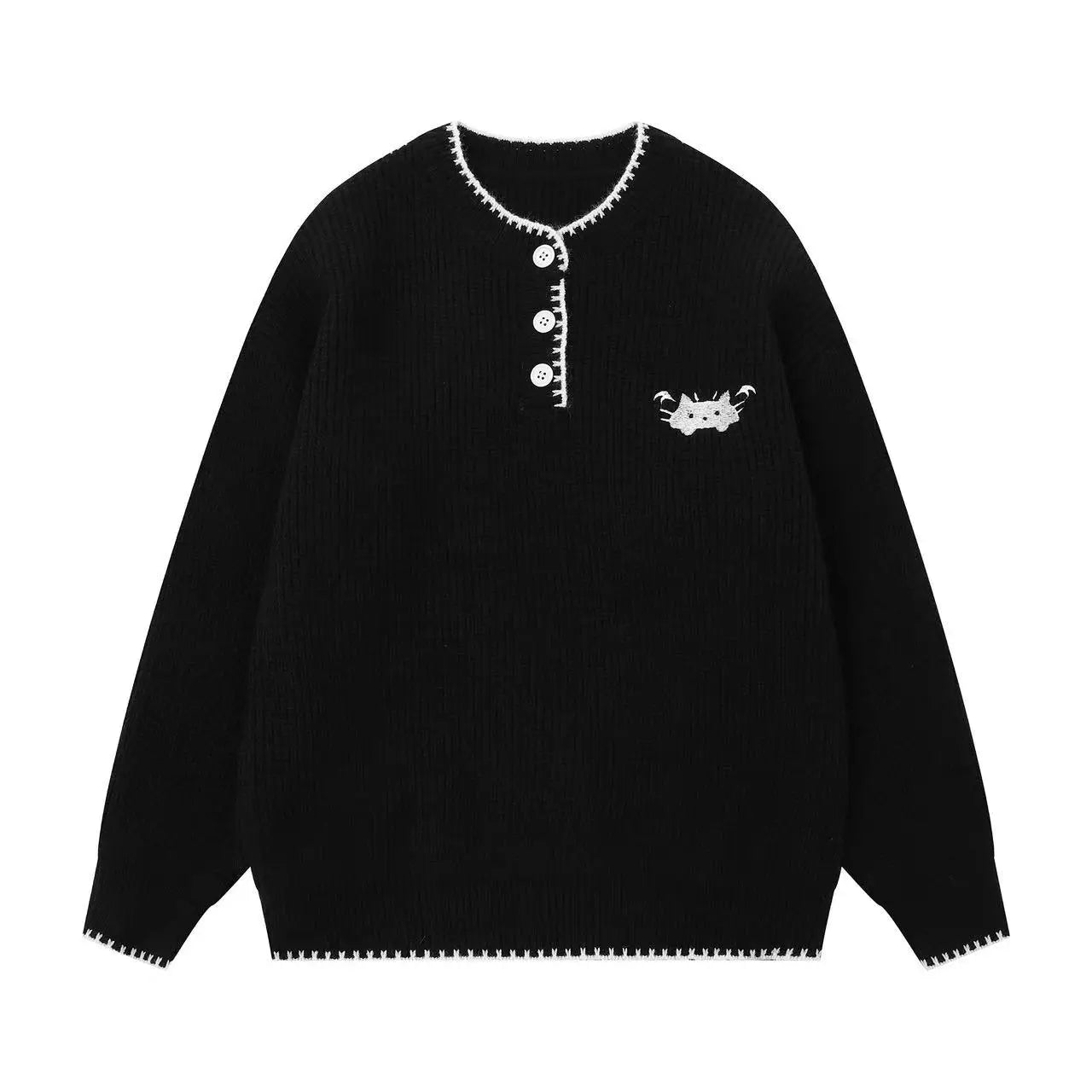 Vintage Button Sweater   OL2097