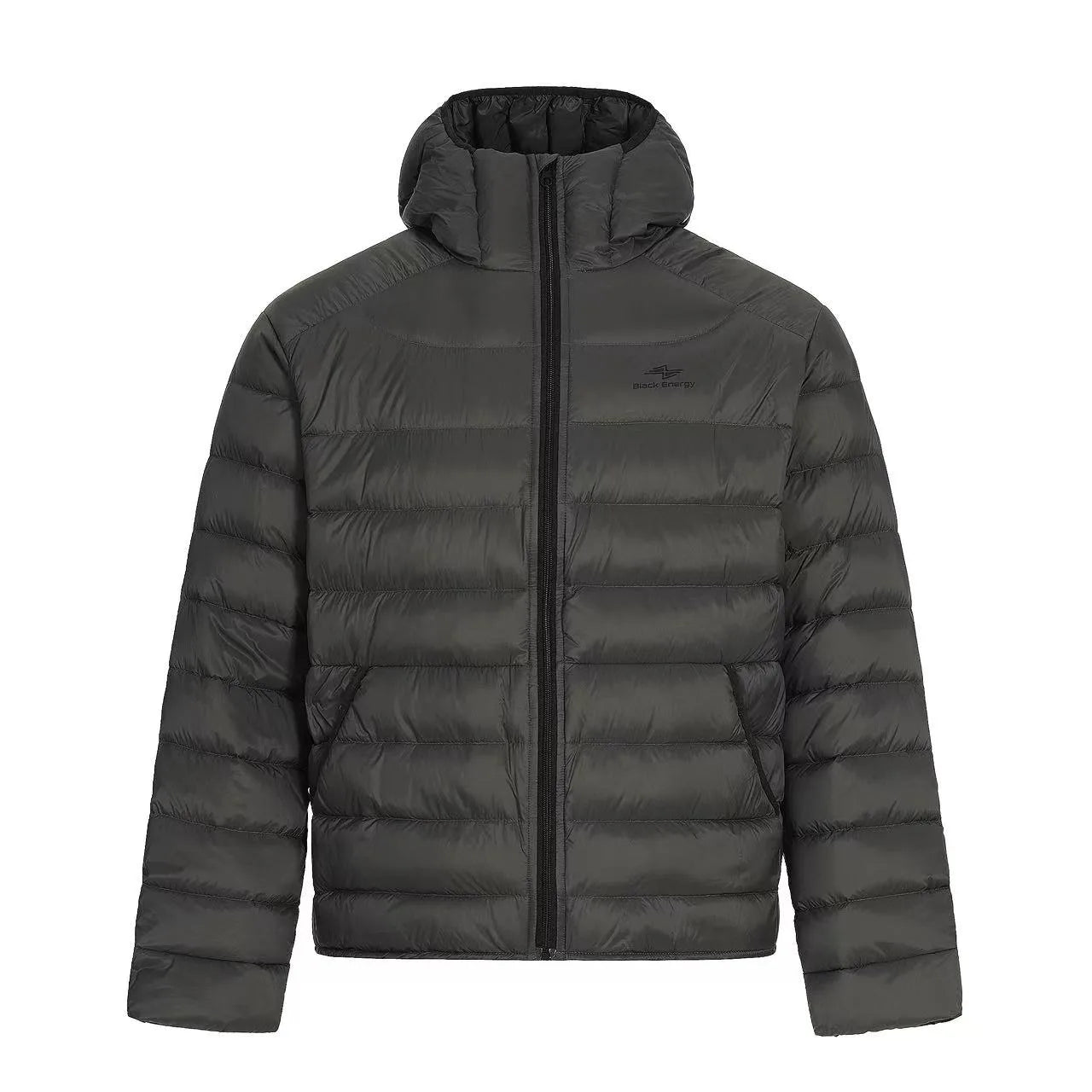 Retro Lightweight Quilted Down Hoodie   OL2104