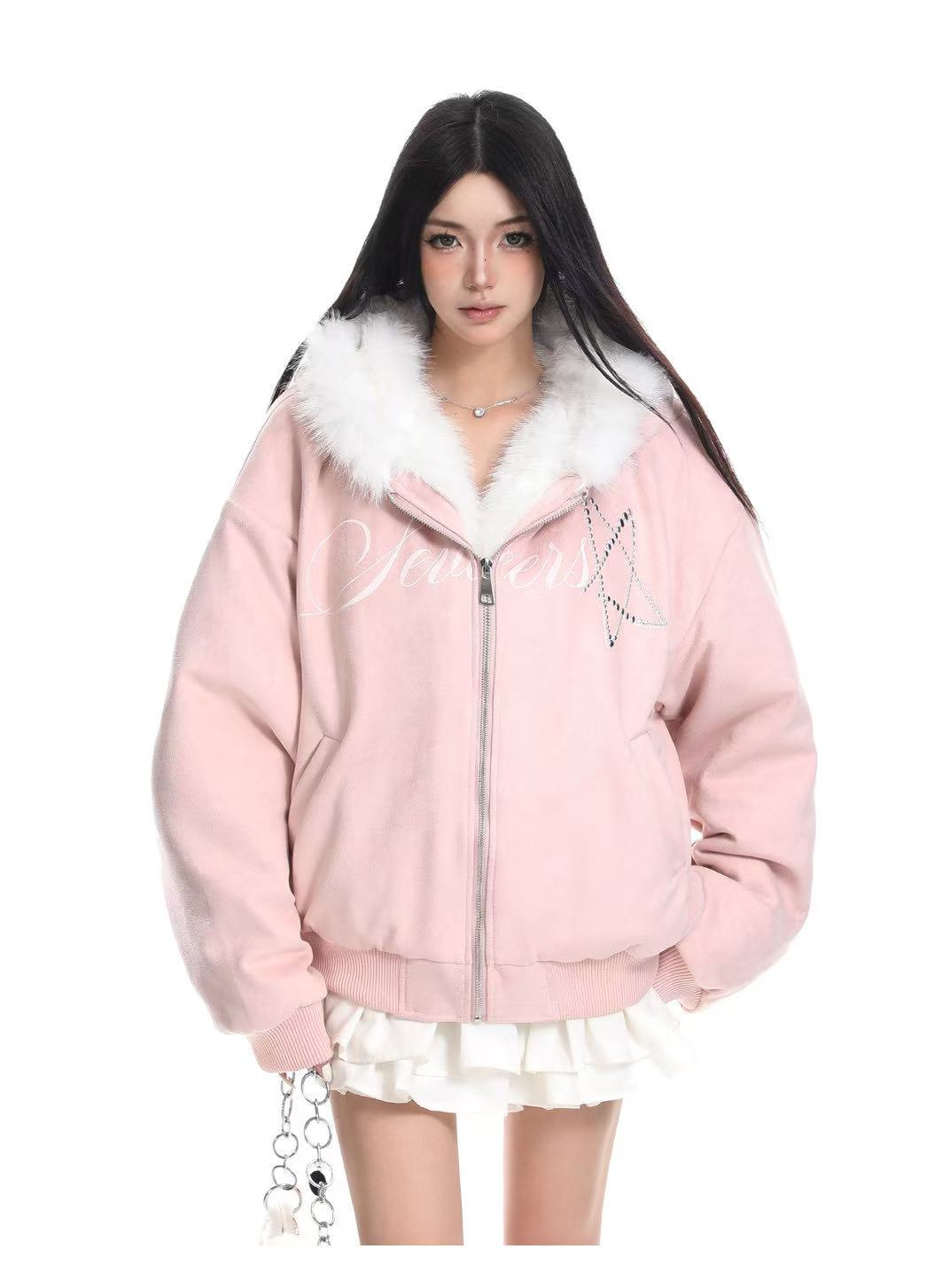 Hooded Bunny Ear Vintage Jacket   oliviroa オリヴィオラ