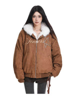Hooded Bunny Ear Vintage Jacket   OL2108