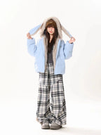 Bunny Ear Hooded Down Jacket   oliviroa オリヴィオラ