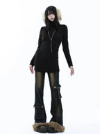 Vintage Slim Fit High Neck Layering Tee   OL2115