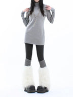 Vintage Slim Fit High Neck Layering Tee   OL2115