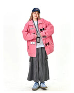 Vintage Playful Graphic Jacket   OL2126