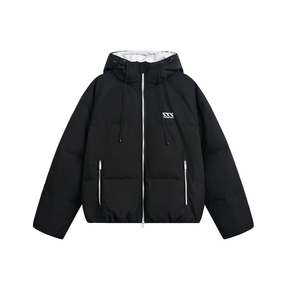 Retro Color Block Hooded Jacket   OL2130