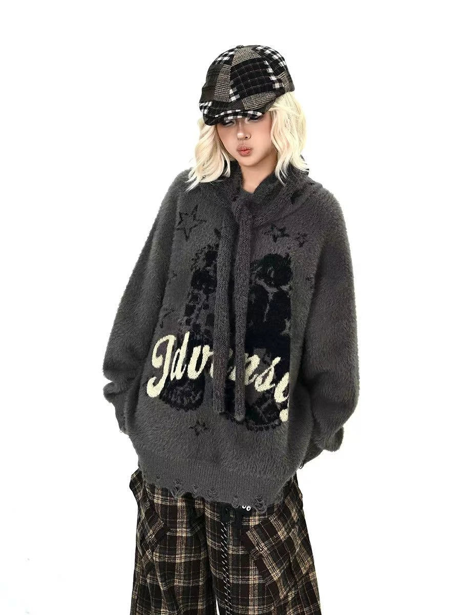 Lazy Fit Cozy Hooded Top   oliviroa オリヴィオラ