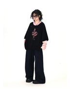 Cross Layered Oversized Sweater   OL2132