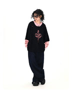 Cross Layered Oversized Sweater   OL2132