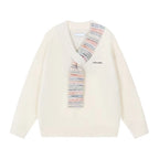 Color Weave V-Neck Relaxed Top OL2135