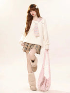 Color Weave V-Neck Relaxed Top OL2135