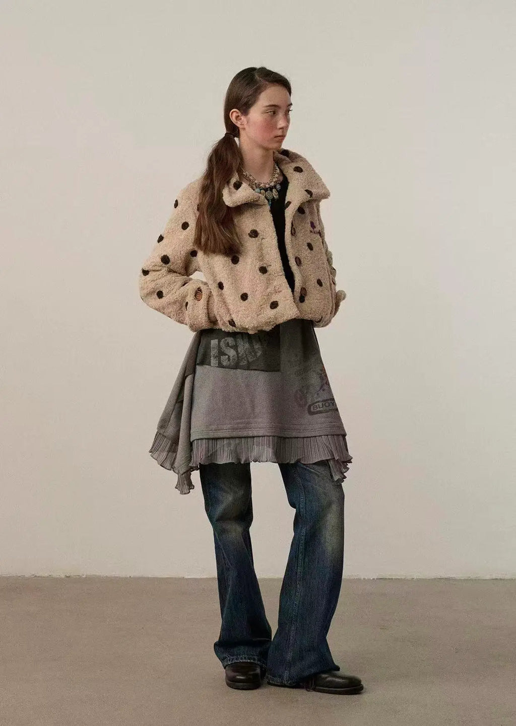 Short Sherpa Crop Jacket  OL2155