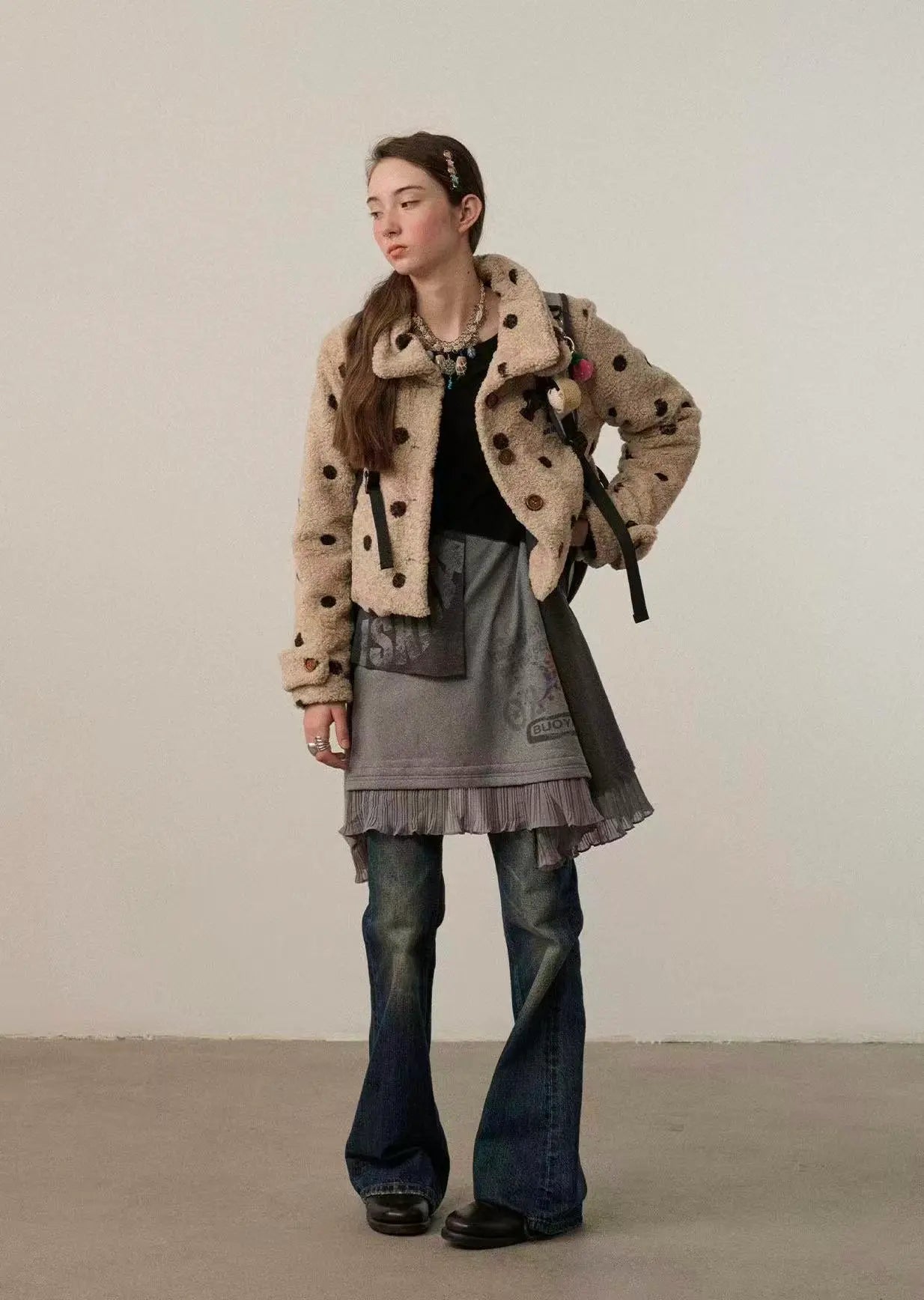 Short Sherpa Crop Jacket OL2155