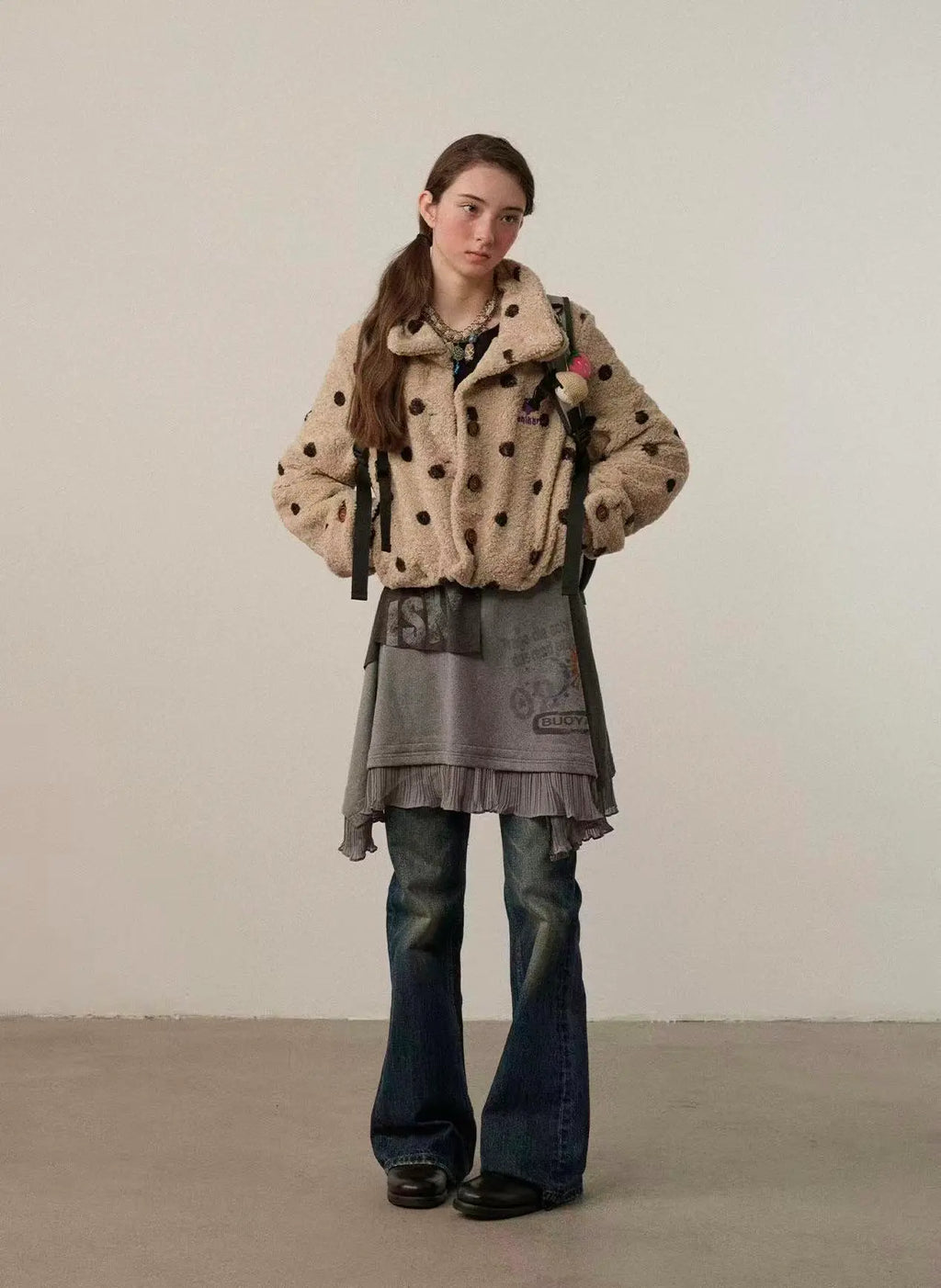 Short Sherpa Crop Jacket  OL2155