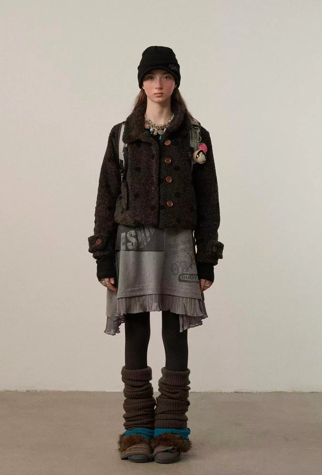 Short Sherpa Crop Jacket  OL2155