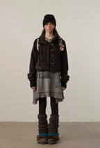 Short Sherpa Crop Jacket  OL2155