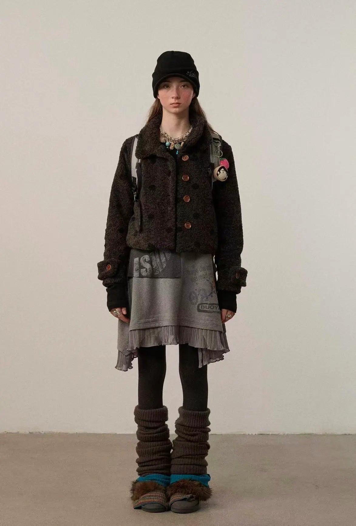 Short Sherpa Crop Jacket OL2155