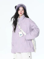 Stand Collar Oversized Down Jacket  oliviroa オリヴィオラ