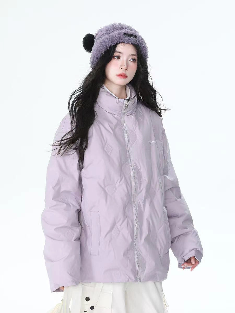 Stand Collar Oversized Down Jacket  oliviroa オリヴィオラ