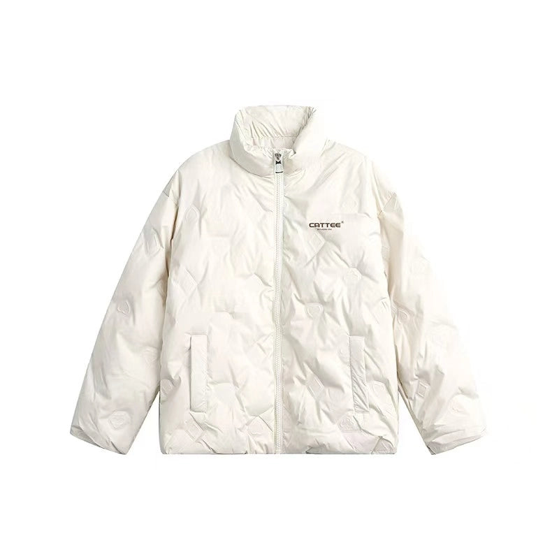 Stand Collar Oversized Down Jacket OL2159