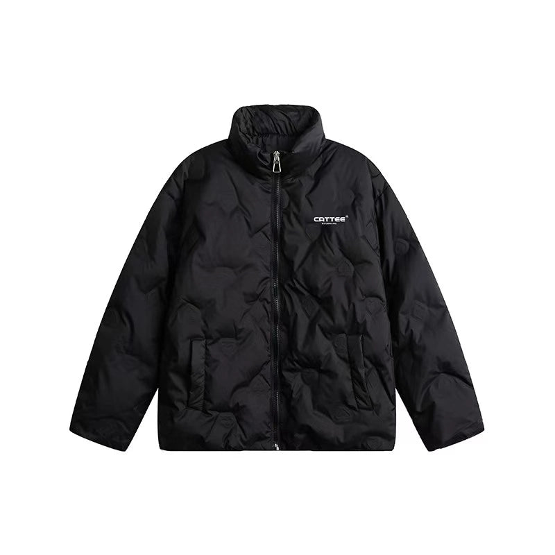 Stand Collar Oversized Down Jacket OL2159