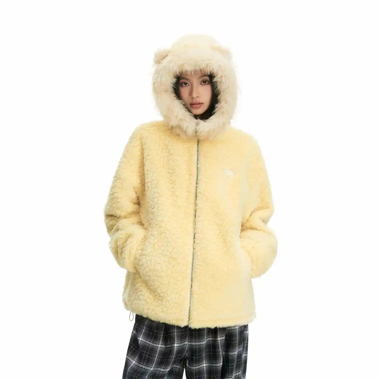 Bear Ear Hooded Puffer Jacket OL2165