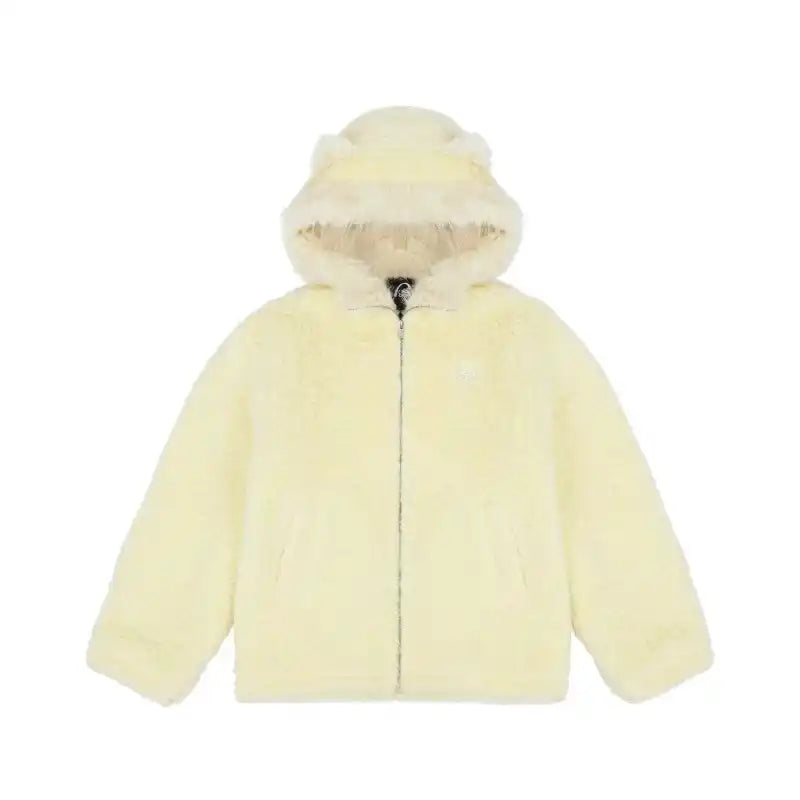 Bear Ear Hooded Puffer Jacket OL2165