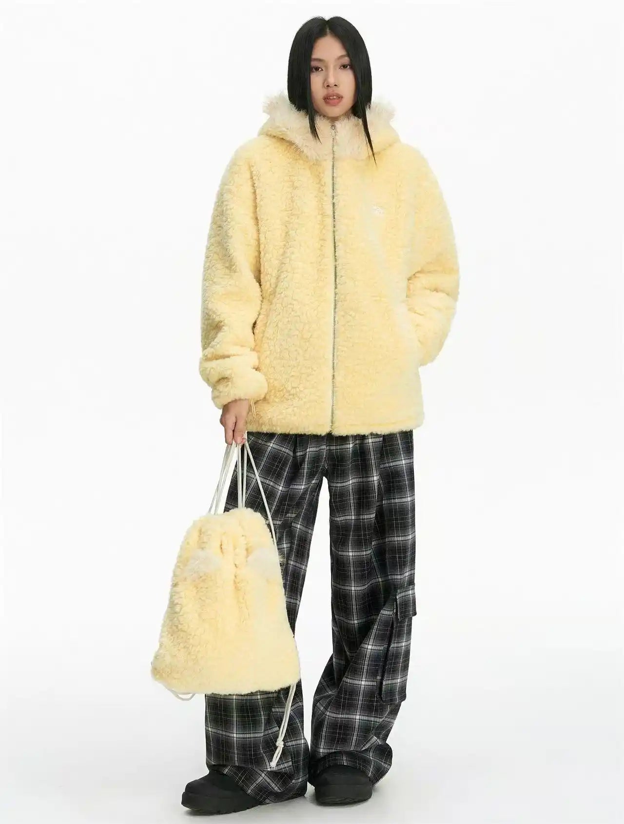 Bear Ear Hooded Puffer Jacket OL2165