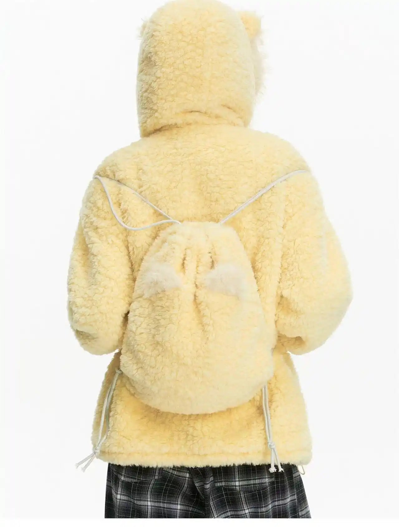 Bear Ear Hooded Puffer Jacket OL2165